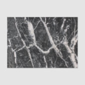 Modern zwart-wit marmerpatroon tissuepapier (Voorkant)