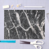 Modern zwart-wit marmerpatroon tissuepapier (Craft)