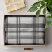 Modern zwart wit monochroom plakken tissuepapier (Geschenk)