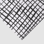 Modern zwart-wit omheind weefselpapier tissuepapier (Detail)