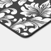 Modern zwart-wit patroon bureaumat (Hoek)