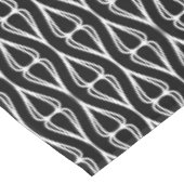 Modern zwart wit patroon tafelkleed (Gekanteld)