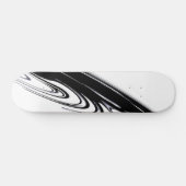 Modern zwart-wit persoonlijk skateboard (Horizontaal)