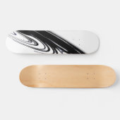 Modern zwart-wit persoonlijk skateboard (Horizontaal)