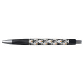 Modern zwart-wit pinguïnpatroon pen (Voorkant)