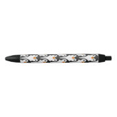 Modern zwart-wit pinguïnpatroon zwarte inkt pen (Voorkant)