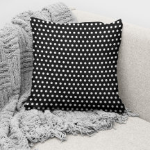 Modern zwart-wit polka dots patroon