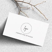 Modern Zwart Wit QR Code Social Media Icon Logo Visitekaartje