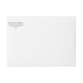 Modern Zwart Wit SAVE THE DATE Wedding (Voorkant)