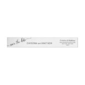 Modern Zwart Wit SAVE THE DATE Wedding (Individueel)