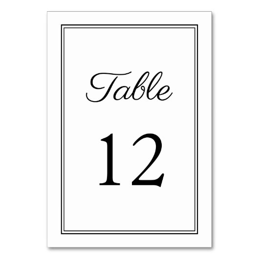 Modern zwart-wit script bruiloft kaart (Voorkant)