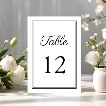 Modern zwart-wit script bruiloft