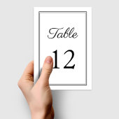 Modern zwart-wit script bruiloft kaart