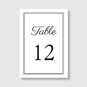 Modern zwart-wit script bruiloft kaart