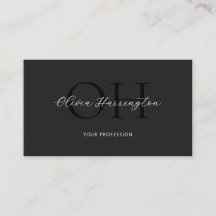 Modern zwart-wit script Classic