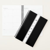 Modern zwart-wit simultaan planner (Display)