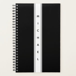 Modern zwart-wit simultaan planner