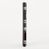 Modern zwart wit spelpatroon Case-Mate iPhone case (Achterkant/rechts)