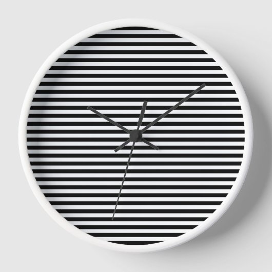 Modern zwart-wit strepenpatroon (Voorkant)