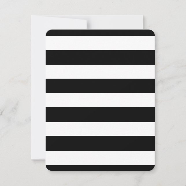 Modern zwart-wit Stripes patroon (Voorkant)