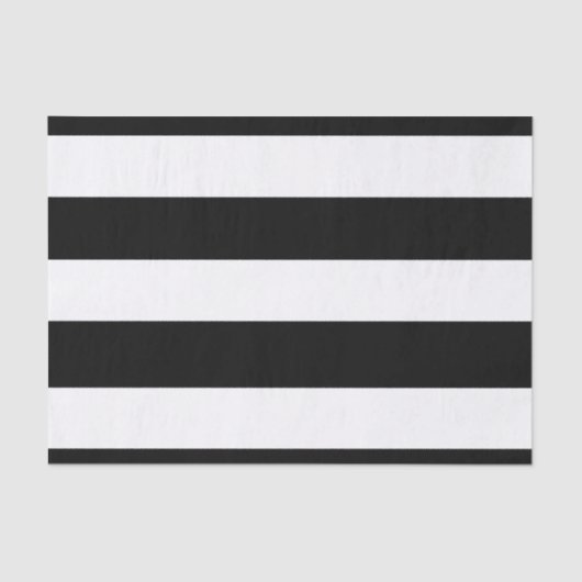 Modern zwart-wit Stripes patroon Tissuepapier (Voorkant)