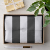 Modern zwart-wit Stripes patroon Tissuepapier (Geschenk)