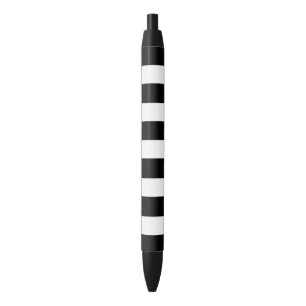 Modern zwart-wit Stripes patroon Zwarte Inkt Pen