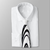 Modern zwart-wit stropdas (Gebonden)