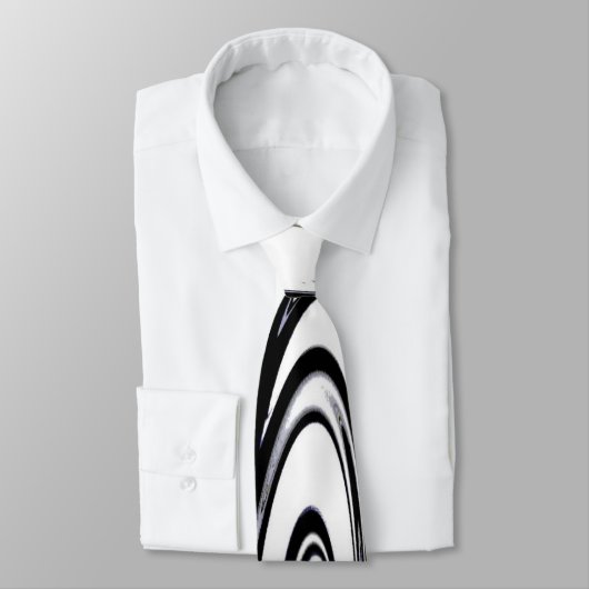 Modern zwart-wit stropdas (Gebonden)