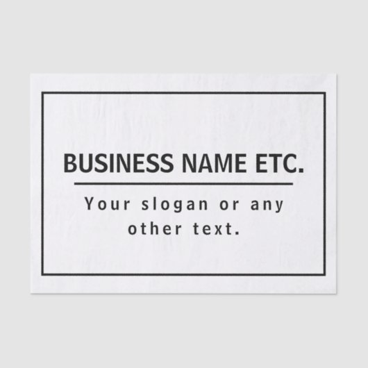 Modern zwart-wit tissuepapier (Voorkant)