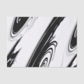 Modern zwart-wit tissuepapier (Voorkant)