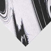 Modern zwart-wit tissuepapier (Detail)