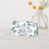 Modern Zwart & Wit Trouwtafelnummer Plaatskaartje (Achterkant)