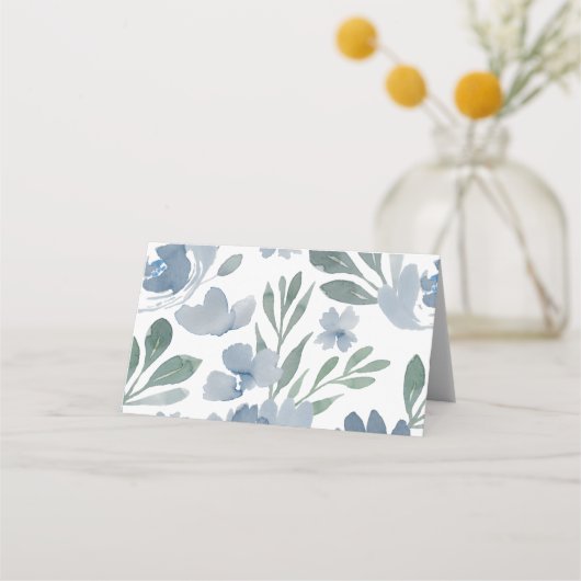 Modern Zwart & Wit Trouwtafelnummer Plaatskaartje (Achterkant)