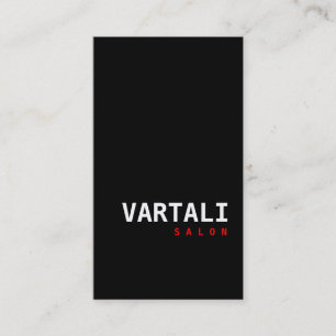 Modern zwart-wit Visitekaartje