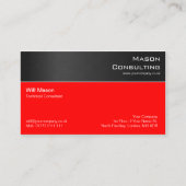 Modern zwart-wit Visitekaartje (Voorkant)