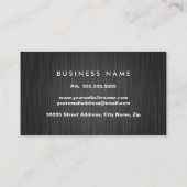 Modern zwart-wit Visitekaartje voor blikvangers (Achterkant)