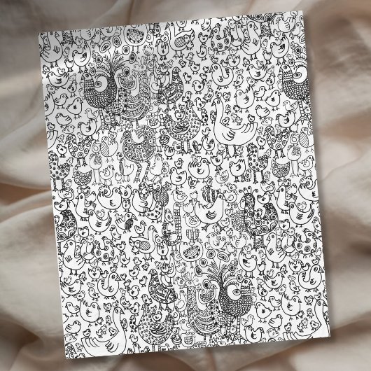 Modern zwart-wit vogels grillig patroon fleece deken