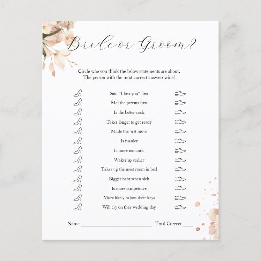 Modern zwart wit Vrijgezellenfeest bruid of bruide Flyer (Voorkant)