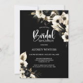 Modern zwart-wit Vrijgezellenfeest Kaart (Voorkant)