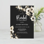 Modern zwart-wit Vrijgezellenfeest Kaart (Staand voorkant)