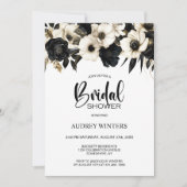 Modern zwart-wit Vrijgezellenfeest Kaart (Voorkant)