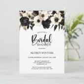 Modern zwart-wit Vrijgezellenfeest Kaart (Staand voorkant)