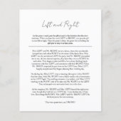 Modern zwart wit Vrijgezellenfeest links rechts sp Flyer (Voorkant)