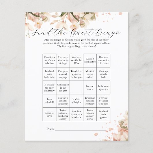 Modern zwart wit Vrijgezellenfeest Zoek de gast Flyer (Voorkant)