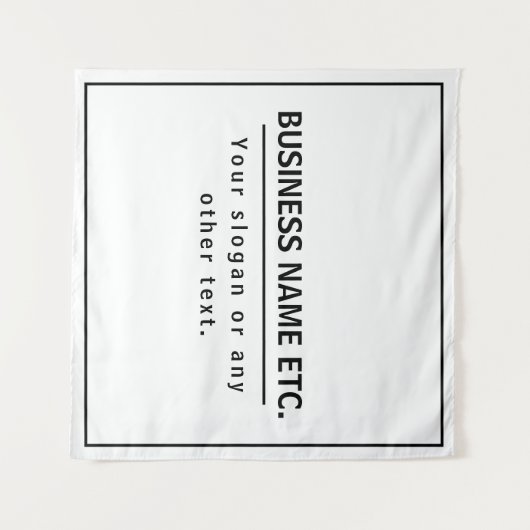 Modern zwart-wit wandkleed (Voorkant (horizontaal))