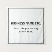 Modern zwart-wit wandkleed (Voorkant)