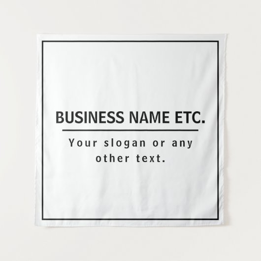 Modern zwart-wit wandkleed (Voorkant)