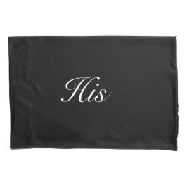 Modern Zwart Wit Zijn En Heren Kussensloop