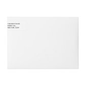 Modern zwart-witscript minimalistisch huwelijk (Voorkant)